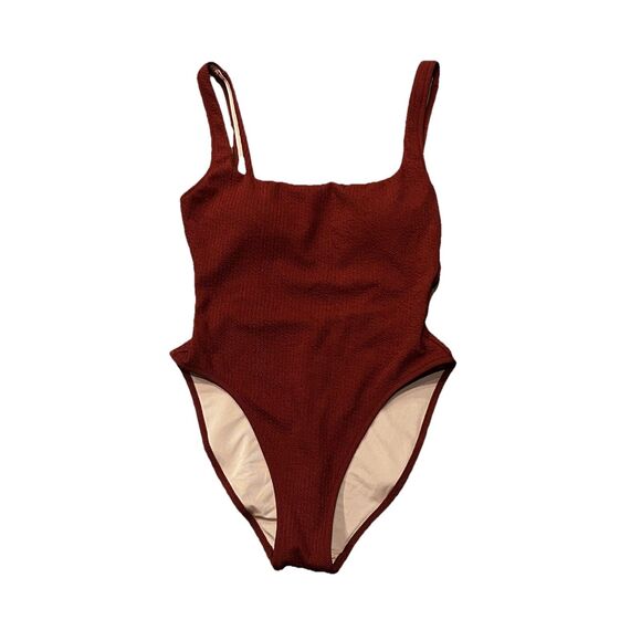 J. Crew One Piece Swimsuit in Deep Red - Picture 1 of 6